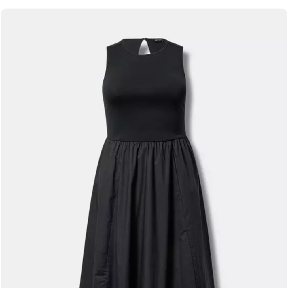 Torrid Black Midi Dress